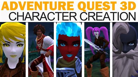 adventure quest character page.